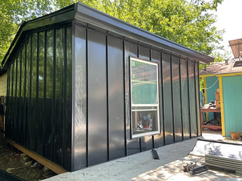 Black standing seam metal wall panels for Roof Inspection in Ewa Villages